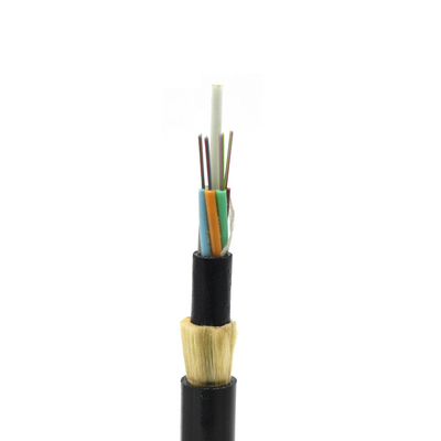 24 Cores Single Mode ADSS Fiber Optic Cable Double Jacket Telecommunication Use