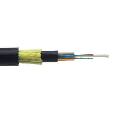 1km Outdoor ADSS Aerial Direct Buried All-dielectric Self-supporting Fiber Optic Cable PE Double Jacket 2 to 288 Fiber