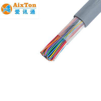 Outdoor Cat3 Bare Copper 25 Pairs Telephone Cable 10 20 30 50 100 300 500 600 1000 Pair Cable With Steel Wire