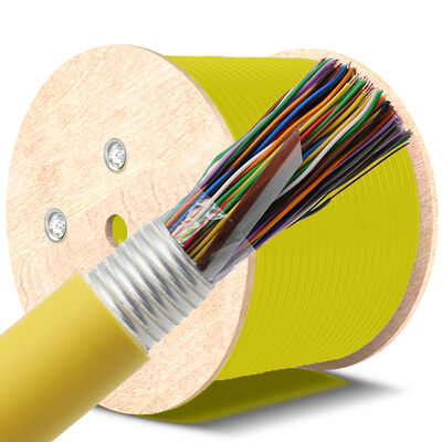 25 Pairs 50 Pairs 100 Pairs CAT3 Copper 24AWG LSZH Jacket Outdoor Telephone Cable with Aluminium Tape Moistureproof