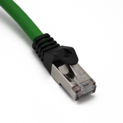 M12 D Code 4 Pin to RJ45 Cable 100Mbps CAT6A SFTP Industrial Ethernet Cable IP67 Shielded