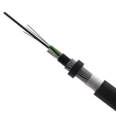 Tàu ngầm 48 96 lõi cáp quang sợi GYTA33 GYTS33 đơn chế độ bọc thép tuýp