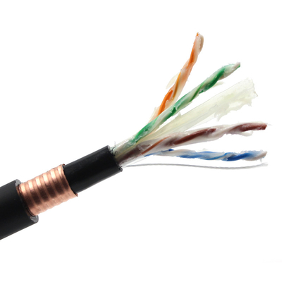 Factory Direct Sales Outdoor Cat 6 Utp Armored Cable 4-pair 26awg Cat6a Utp Cables Cable 305m Price