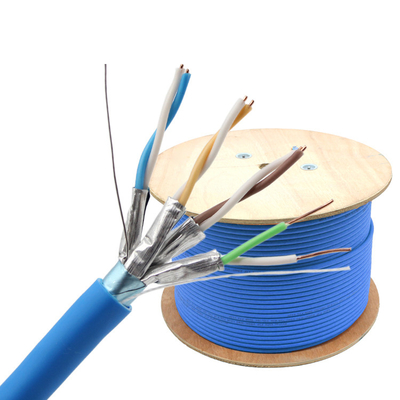 Đường cáp Ethernet xoắn bằng đồng nguyên chất 4PR Cat7a Cat7 Cat8 SFTP Cable Network Cable Cat 7 Nhà cung cấp