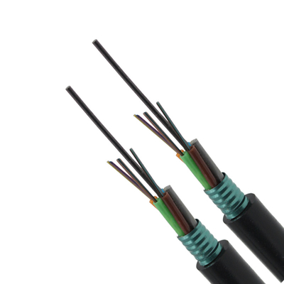 Cáp quang sợi lõi 12 ngoài trời trực tiếp chôn vùi G652D với áo giáp băng nhôm