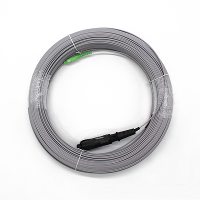 Không thấm nước ngoài FTTH đơn chế độ cáp quang chất xơ rơi dây vá 1 2 lõi Corning SC cáp truyền thông 10-200M