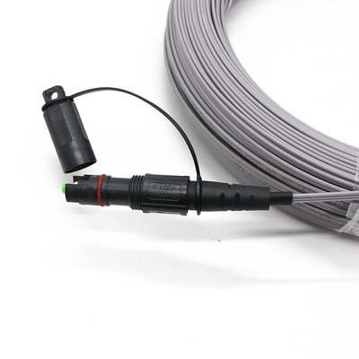 PDLC DLC GYFJH 2F Bộ sợi cáp quang chế độ duy nhất chống nước cho FTTA, trạm cơ sở