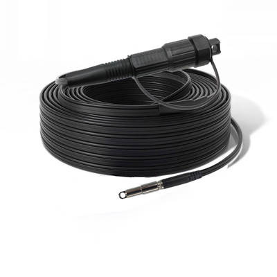 7.0 mm Đen OM4 Aqua LC-LC Duplex Patch Cord 2km Cáp quang sợi kết thúc trước lý tưởng cho Ethernet ngoài trời 10G / 40G