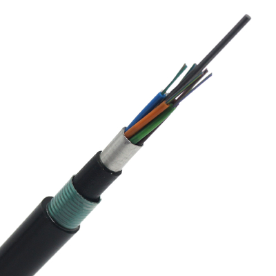 Cáp quang GYTA GYTA53 ngầm ngoài trời chống thấm nước 24 48 96 144 core G652D single mode có bọc thép