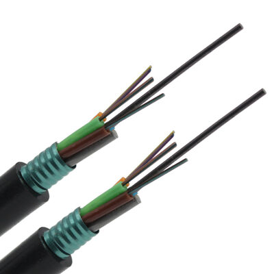 Cáp quang sợi bọc thép 6 12 24 lõi GYTS GYTA53 ống dẫn trực tiếp chôn cất truyền thông cáp De Fibra Optica