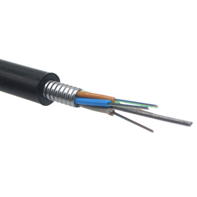 GYTS 2-144 Core Outdoor Duct Cable Cáp quang sợi dây thắt ống lỏng Light-armored Outdoor Fiber Optic Cable
