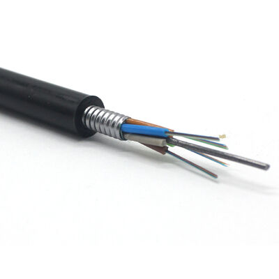 GYTS GYTA53-24B1 Cáp quang sợi CE được chứng nhận cho Underground với băng thép giáp & LSZH Sheath