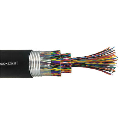 Cáp điện thoại bọc thép ngầm Cat 3, lõi đồng, mã màu, 600/1000/1200 đôi