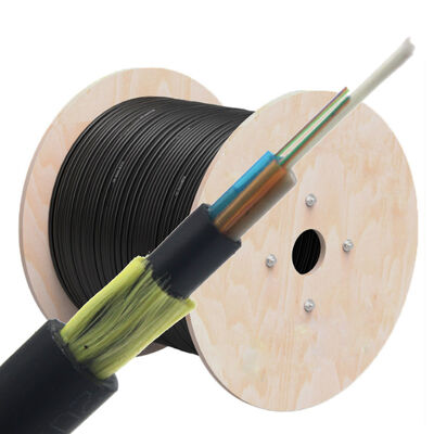 Outdoor Mini ADSS Fiber Optic Cable with 80M/100M/120M Span 12/24/4 Core Strand 