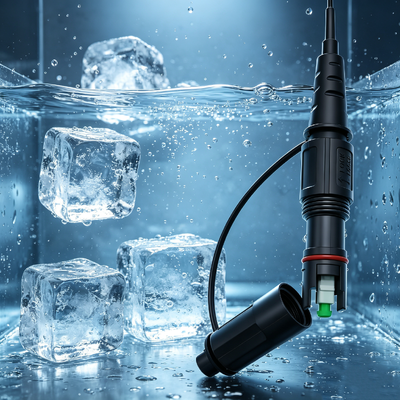 IP68 ngoài trời Corning Jumpers GJYXFCH FRP Drop Cable Patch Cord với Messenger