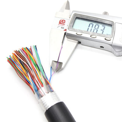 Cáp điện thoại CAT3 25 30 50 100 200 đôi Cáp điện thoại 0.4mm 0.5mm 0.6mm Cáp đồng nhiều đôi