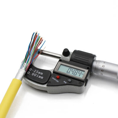 Cáp điện thoại nhiều cặp trong nhà ngoài trời 24AWG LSZH Cat3 UTP và FTP màu vàng